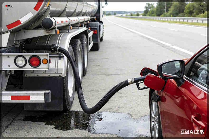 尖扎汽车救援送水案例